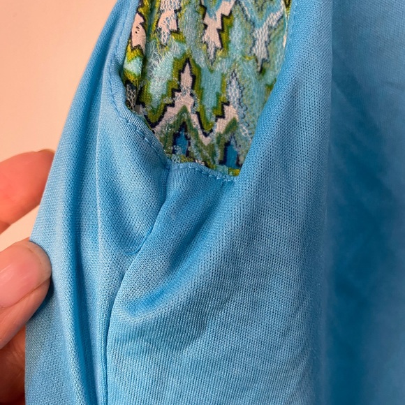 Lemon Fizz Girls Size 16 Geometric 60’s style sleeveless dress - Picture 11 of 12